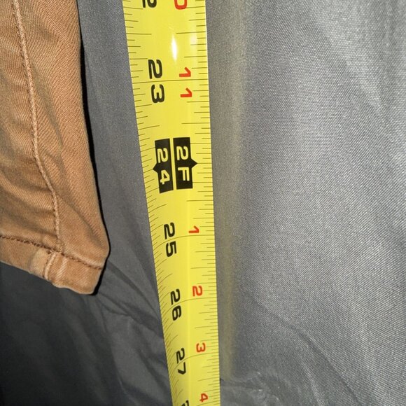 BDG Twig High Rise Skinny Jeans Size 24 Stretch Tan Denim 5 Pocket 24x26 - Picture 11 of 14